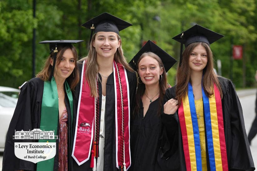 Students standing in a row